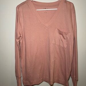 Lou & Grey Supima Cotton Top in Soft Pink